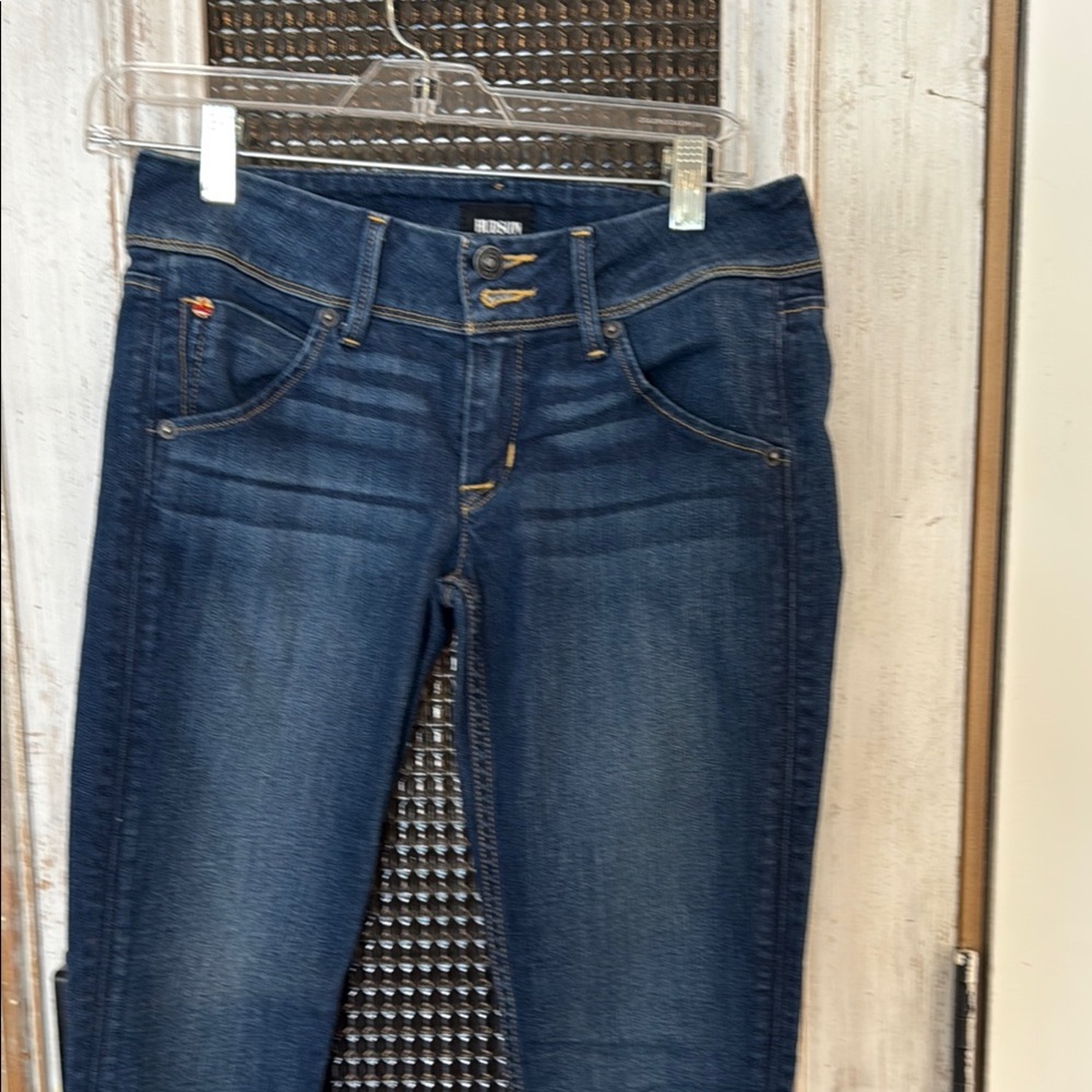Hudson Jeans Blue Skinny Fit Denim